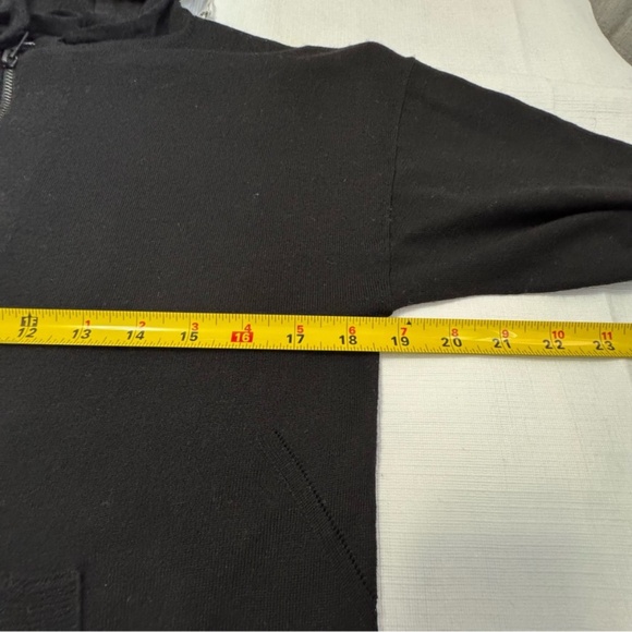 Zadig and Voltaire Zipped Up Hooded Fine Merino Wool sweater small - Picture 8 of 16